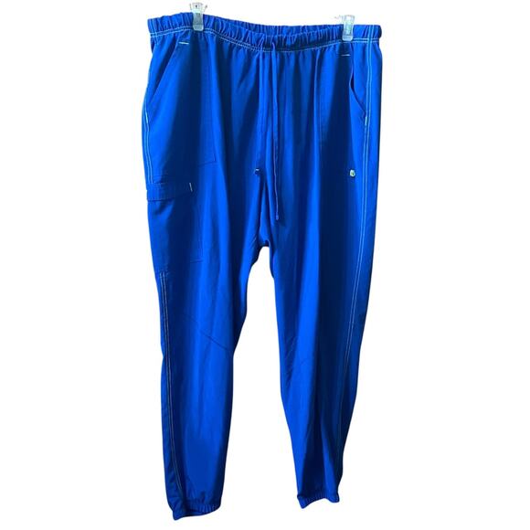 ScrubStar Pants 3X Elastic Waist Leg Pocket Reflective 2 pcs Plus Size Uniform - Picture 4 of 13